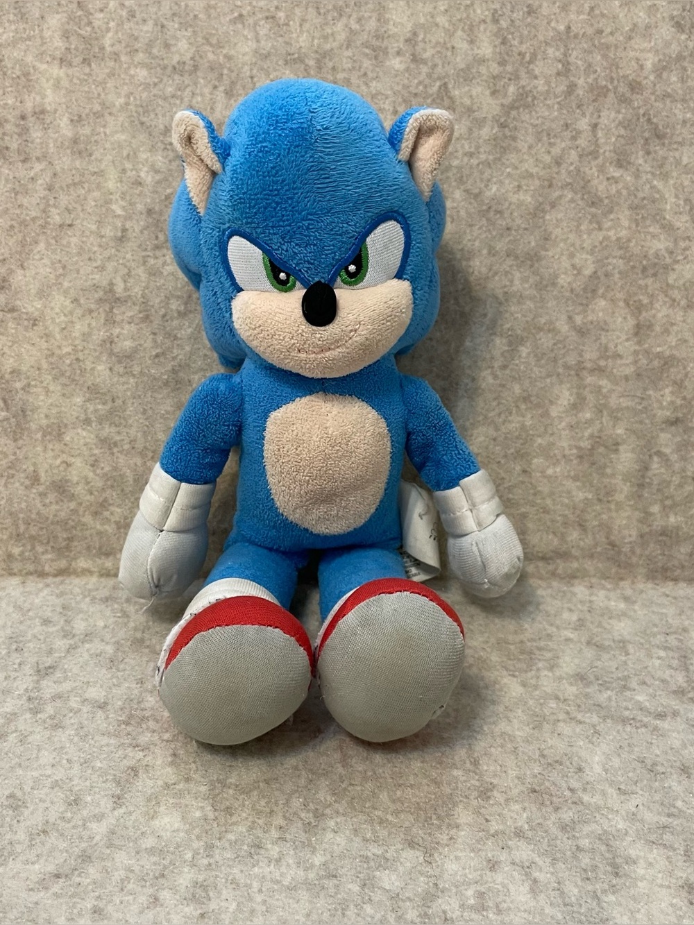 SONIC THE HEDGEHOG 2 Movie SONIC 9" Blue Plush Stuffed Toy Animal 2022